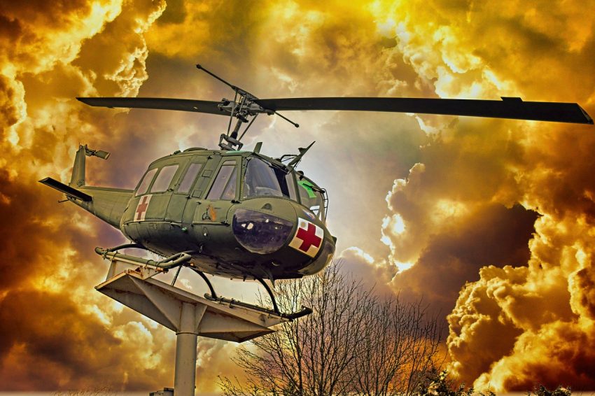 Huey Helicopter Medic Monument  - Engel9 / Pixabay